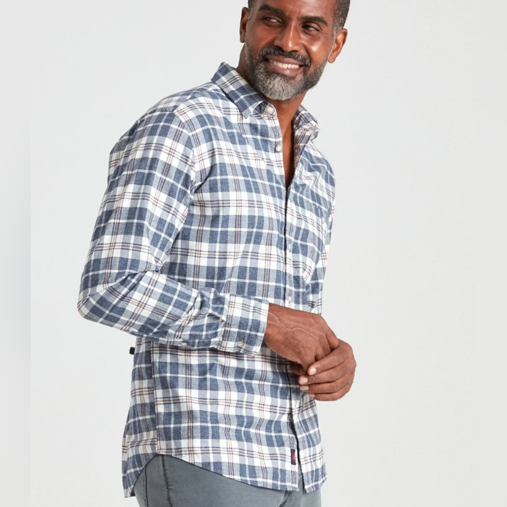 Faherty Stretch Lightweight Flannel - image 1